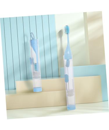 Minkissy 2-Pack Portable Toothbrush Cleaning Agent & Folding Bracket for Gum Care - Travel-Friendly Gift - Buy Online on GoSupps.com