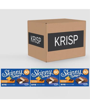 3 x 5pk Orange Nougat Bars Low Calorie Milk Chocolate Sweet Snack Confectionery - Buy Online on GoSupps.com