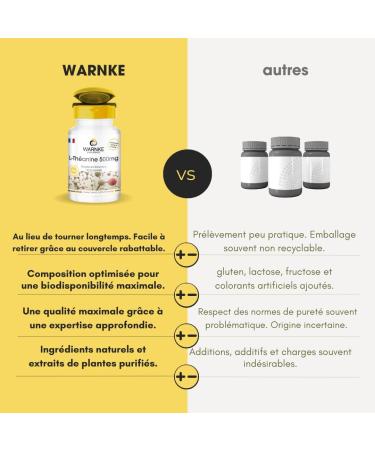 L-Theanine tablets - 500mg - vegan - 100 tablets - Amino acids | Warnke Vitalstoffe - Quality from German pharmacies - Buy Online on GoSupps.com
