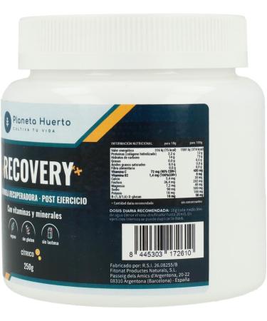 Recovery Citrus Planet Vegetable Garden Flavor 250g - Buy Online on GoSupps.com