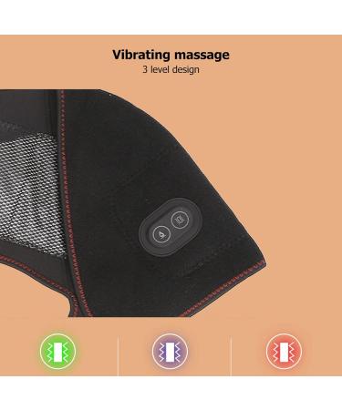 Electrically Heated Shoulder Wrap with Massage Function - USB Charging Portable & Temperature Control for Muscle Relaxation & Stiffness Relief | International Shipping - Buy Online on GoSupps.com