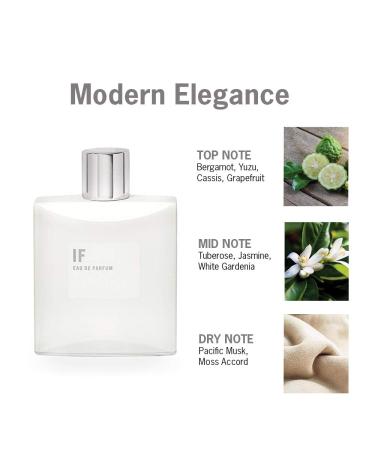 | IF Eau de Parfum | IF Perfume Modern White Floral & Citrus | Award Winning Fragrance | Premium Ingredients I Long Lasting Scent| 1.7 oz | 50 ml | Small Batches for Luxury Quality 1.7 Fl Oz (Pack of 1) - Buy Online on GoSupps.com