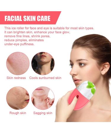 Buy iayokocc Ice Roller & Gua Sha Set for Face & Eye Puffiness Relief - Silicone Ice Mold for Brightening & Pore Shrinking (Pink) - International Shipping Available - Buy Online on GoSupps.com