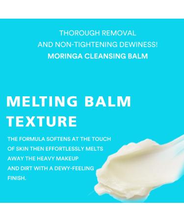 Enature Moringa Cleansing Balm 2.03 fl.oz. - Hypoallergenic Makeup Remover for Skin Purification - Moisturizing & Deep Cleansing Sherbet Formula - Buy Online on GoSupps.com