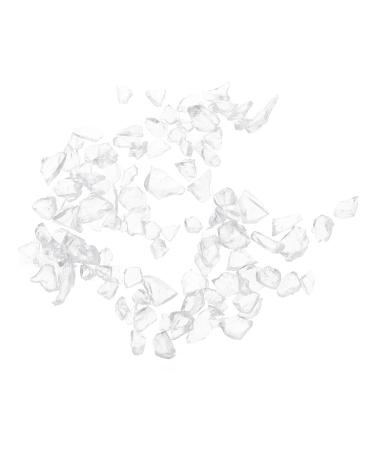 LIFKOME Breloques pour Nail Art Verre Pil 200 G Irr guli res Transparentes Remplissage poxy DIY pour Manucure D co Ongles