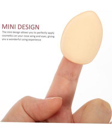 POPETPOP Makeup Tools 35 Pcs Fingertip Puff Powder Puffs for Face Powder Beauty Sponge Powder Mini Puffs Mini Sponges Face Sponges Miss Triangle Cosmetics Hydrophilic Polyurethane 1 count (Pack of 1) Random Colorx5pcs - Buy Online on GoSupps.com