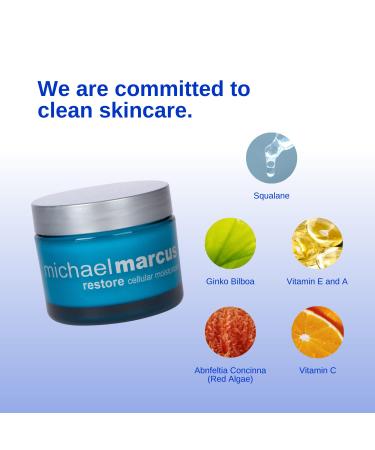 Michael Marcus Restore Cellular Moisturizer | Youth Activating Firming & Hydrating | Cruelty-Free Made in USA - International Shipping Available - Buy Online on GoSupps.com