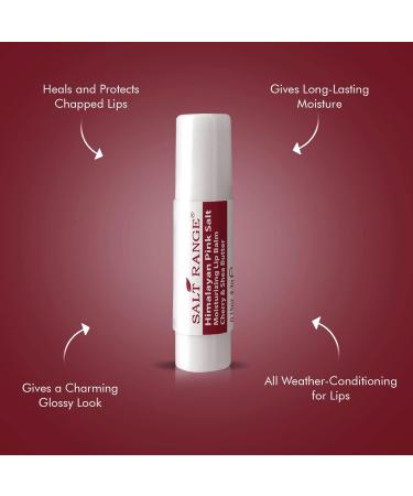 Organic Cherry & Shea Butter Lip Balm 2-Pack - Moisturizing Chapstick for Dry and Cracked Lips - 0.30oz (2 Pieces) - Buy Online on GoSupps.com