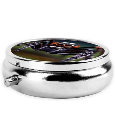 Tropical Rainforest Pill Box Organizer - 3 Compartment Portable Travel Case for Vitamins & Medications - Buy Online on GoSupps.com