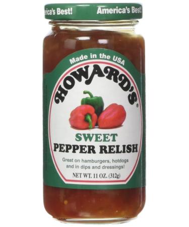 Howard's Sweet Pepper Relish,11 oz (Pack of 2)