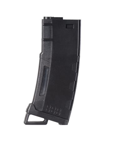 Lancer Tactical Airsoft M4 M16 Series Polymer 130 Round Transparent Window High Speed Mid-Cap Airsoft Magazine Color Smoked/Blue/Green/Red/Purple/Black/Gray/Tan - Buy Online on GoSupps.com