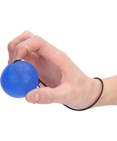 Squeeze Ball Set - 3pcs Safe Stress Relief Grip Balls with Bungee Cord | Silicone Hand Gripping Exercise Balls for Adults - Blue 30 - Buy Online on GoSupps.com