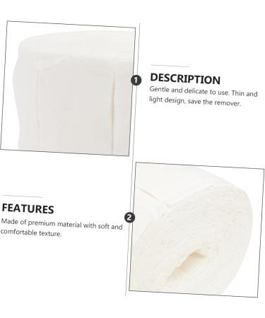  Didiseaon 2 Rolls of 500 Pieces Cotton Plush Gel Nail Gel for Nails Disposable Nail Remover Disposable Nail Polish White Wipe Paper - Buy Online on GoSupps.com