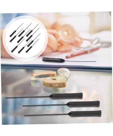 Lurrose 10pcs Vent Cleaner Tools - PVC Eardrum Black Accessories for Hearing Amplifier - Buy Online on GoSupps.com