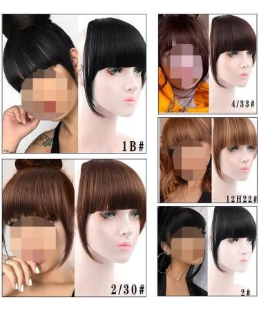 Faringoto Bangs Hair Clip in Bangs Clip In Hair Bangs Hairpiece Clip In Hair Extension Human Hair Bangs For Women Black+thin vine - Buy Online on GoSupps.com