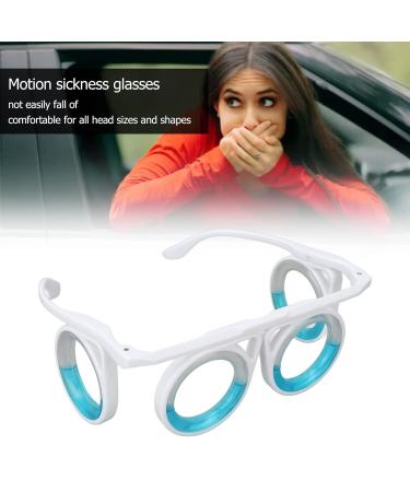 Motion Sickness Glasses - Lightweight, Portable, Lensless Liquid Circles - Prevent Seasickness - Ideal for Travel, Sports, Games - Buy Online on GoSupps.com