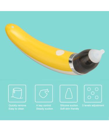 Electric Ear Nose Suction Kit - Multi-Function Nasal Aspirator & Wax Remover (White Yellow) - Buy Online on GoSupps.com