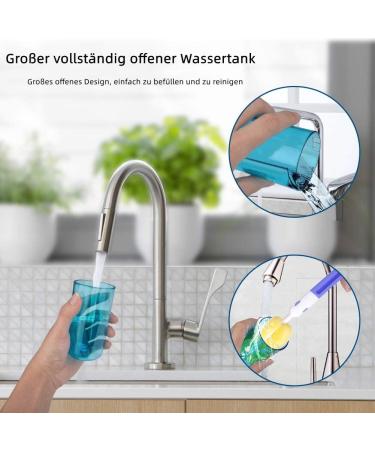 Geediar Oral Shower Test Winner | Water Flosser with 5 Nozzles & 4 Modes | Wireless Tooth Cleaner for Ultimate Oral Care - Buy Online on GoSupps.com