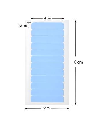 Waterproof Hair Extension Tape Tabs - Double-Sided Strong No-Residue Replacement Tapes (72 Brown 4cm x 0.8cm) - International Shipping Available - Buy Online on GoSupps.com