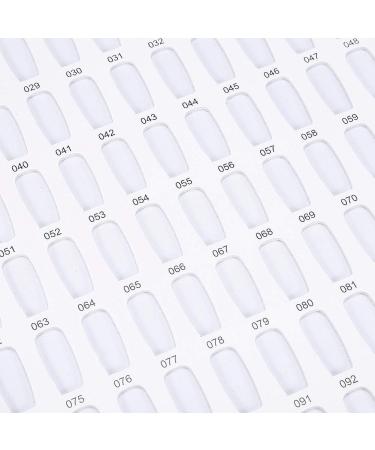 Nail Art Display Book Nail Color Chart Display Professional Salon Nail Color Swatches Nail Practice Card Design Board Nail Tip Storage Tools for Nail Art Showing(white) - Buy Online on GoSupps.com