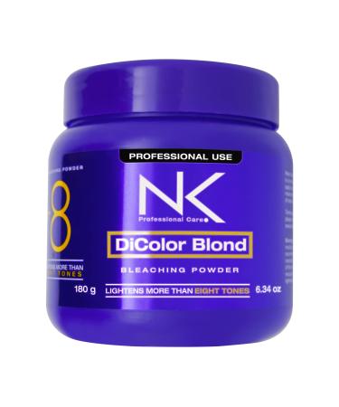 NK DiColor Blonde bleaching powder lightener for hair. Lightens +8 tones without damaging the hair strand. 180 g