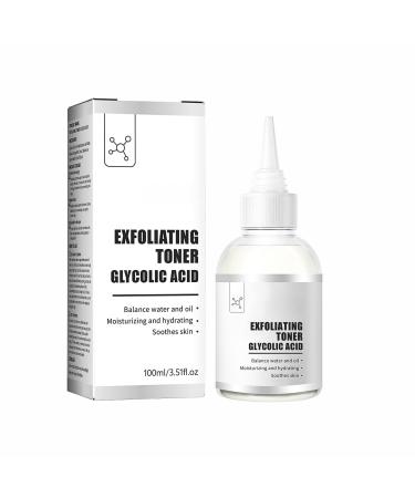 Glycolic Acid Toner Exfoliating Toner Toner for Face Glycolic Acid Serum Moisturizing & Hydrating Face Toner Pore Minimizer Dark Spot Remover for Face Balance Water and Oil Soothes Skin