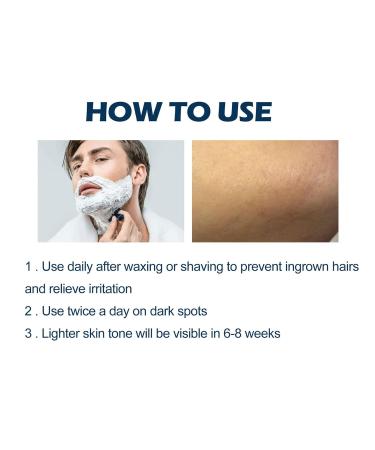 Ingrown Hair Treatment - 30ml Razor Bumps Solution | Mild Moisturizing After Shave Repair Serum for Men - Buy Online on GoSupps.com