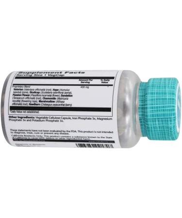 Solaray Sleep Blend SP-17 - 100 VegCaps for Restful Sleep & Relaxation - Buy Online on GoSupps.com