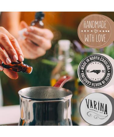 Varina Natural Carnival Variety Bar Soap Gentle Cleansing for Sensitive Skin | Sweet Vanilla | 5 Pack - 4.5 oz Each - Buy Online on GoSupps.com