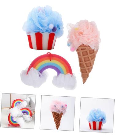 Beaupretty 3pcs Bath Ball Set - Portable Shower Sponges for Men | Cleaning Supplies & Skin Scrubbers - Buy Online on GoSupps.com