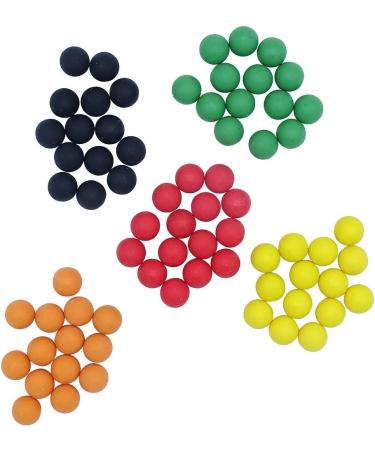 AOOHYEO Reusable 0.68 Caliber Paintballs - 100 Count | Rubber Training Balls in Orange - Buy Online on GoSupps.com