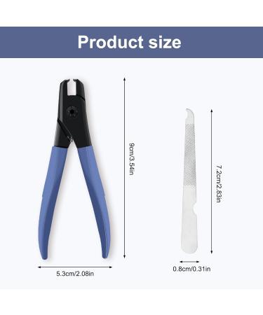Thick Nail Clippers Set with Metal File - Heavy Duty Toenail Clippers for Men and Women (Blue) - Buy Online on GoSupps.com