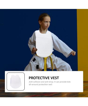 LIOOBO Unisex Taekwondo Karate Kids Chest Guard Vest - XS Child Body Breast Protector - Buy Online on GoSupps.com
