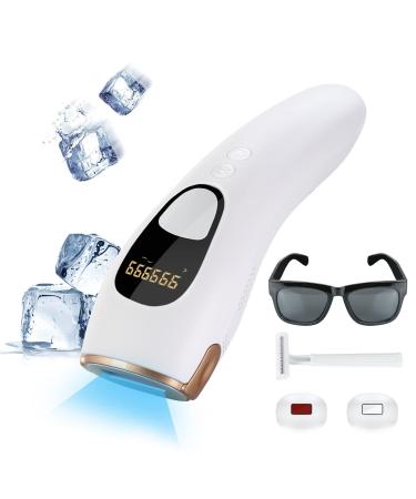 IPL hair removal device for men and women laser hair removal for women permanent painless 5 modes 999999 light impulses painless and durable body face bikini area