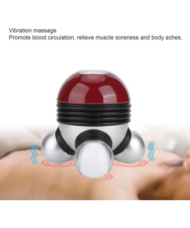 Back Massage Device - Mini Compact Electric Massager with 3 Heads for Neck & Leg Pain Relief - Wireless Hand Vibration Massage - Buy Online on GoSupps.com