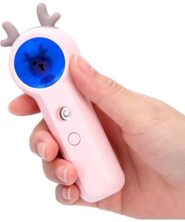 Qukaim Rechargeable Face Mist Sprayer Pink Handheld Face Mist Sprayer USB Rechargeable Desktop Face Humidifier Sprayer - Buy Online on GoSupps.com