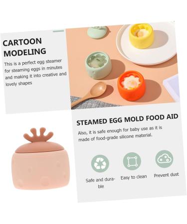 Alipis 3 Pcs Steamed Egg Mold Silicone Molds Supplementary Food Bread Diy Mold Cake Food Supplement Baby - Buy Online on GoSupps.com
