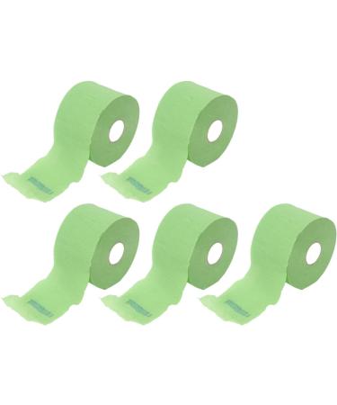 Lot de 5 rouleaux de papier jetable pour le cou - Auto-adh sif - Accessoire de coiffure - Buy Online on GoSupps.com