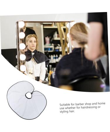 Hair Salon Apron Ma White Man Modeling Pongee 87X40X0.3CM - Buy Online on GoSupps.com