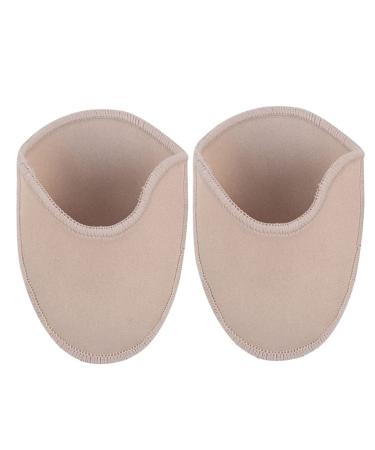 FOMIYES 1 Pair Ballet Toe Protector Toe Caps Dance Socks Foot Toe Protector Beige 11.5X9.5cm