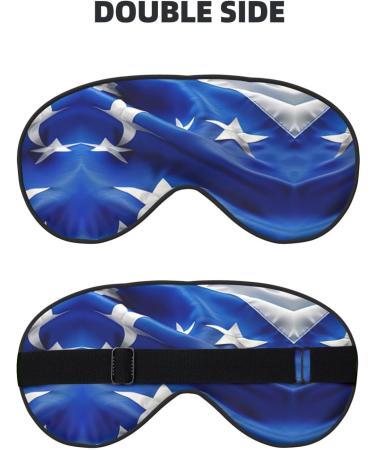 Blue Honduras Flag Sleep Mask | Adjustable & Breathable Eye Mask for Comfortable Sleep | International Shipping Available - Buy Online on GoSupps.com