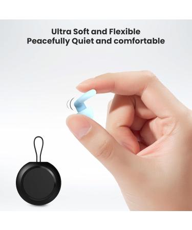 Buy Ear Plugs for Sleeping - 2 Pairs of Reusable Noise Reduction Earplugs (25dB-30dB) with 8 Tips | Soft Hearing Protection for Concerts Study & Work - Blue - Buy Online on GoSupps.com