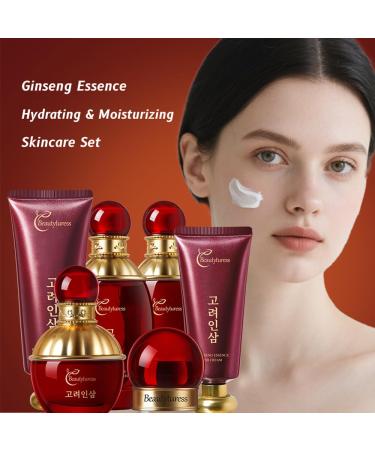 Ginseng Facial Kit for Women - Deep Moisturizing & Nourishing Anti Aging Skin Care Set - Ideal for All Skin Types Perfect Gift for Holidays & Birthdays & Christmas - Hypoallergenic Face Care - Buy Online on GoSupps.com