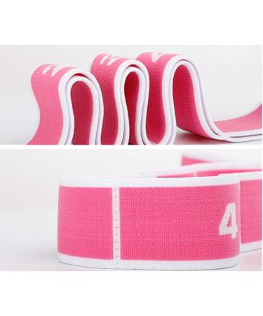 Xingmo Kids Stretch Band with Multi Loops - Pink Latin Yoga Exercise Trainer - Buy Online on GoSupps.com