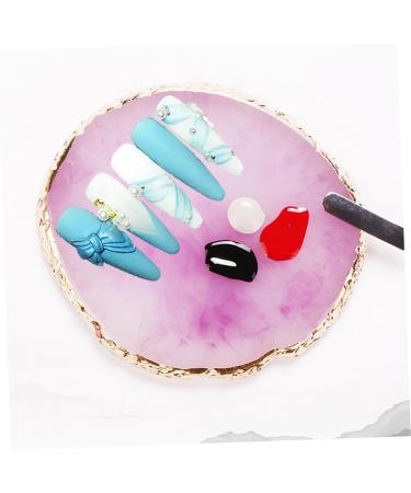  Beaupretty Beaupretty Set of 6 Resin Nail Art Mixing Palettes for Manicures and Gel - Buy Online on GoSupps.com