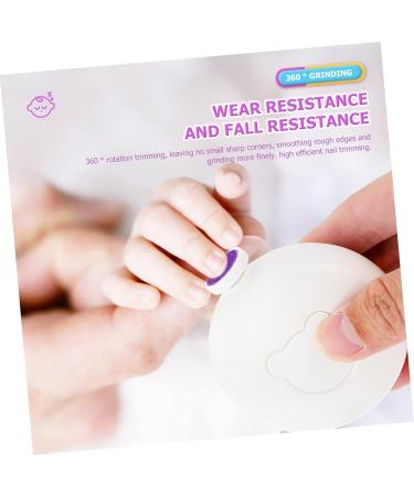Vaguelly 1 Set Nail Grinder Electric Nail Trimmer Safe Nail Polishing Accessory Electric Nail Sharpener Pedicure Tool Safe Adults Nail Nail Trimming Tool Nail Trimmer 7X7X3CM White - Buy Online on GoSupps.com