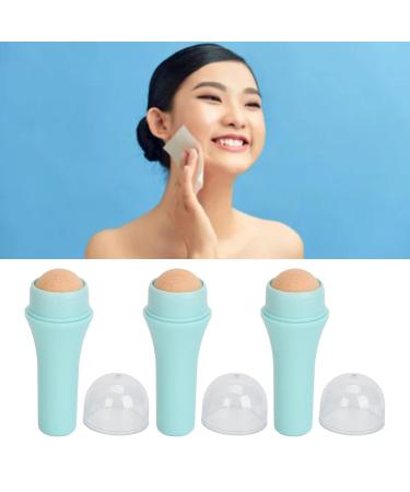 Volcanic Stone Absorbing Stick - Glowing Skin Oil Absorbing Face Roller Set (3pcs) for Daily Use | International Shipping Available - Buy Online on GoSupps.com