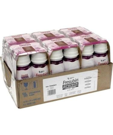 Fresenius Kabi Fresubin Protein Energy Drink Chocolate Drinking Bottle 6 x 4 x 200 ml 1 Pack (1 x 5.5 kg)