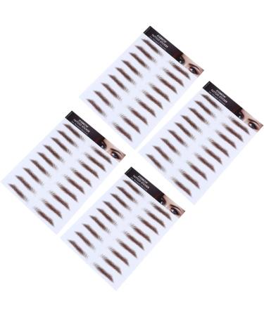 FRCOLOR 12 Pcs Eyebrow Stickers Waterproof Makeup Imitation Eyebrows Eyebrow Transfer Stickers 6d The Lazy - Buy Online on GoSupps.com