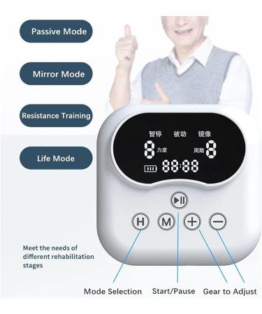 Rehabilitation Robot Gloves Left and Right Hands Stroke Hemiplegia Rehabilitation Training Equipment with Four Modes for Hand Dysfunction Patients Easy to Use Right Hand XL - Buy Online on GoSupps.com
